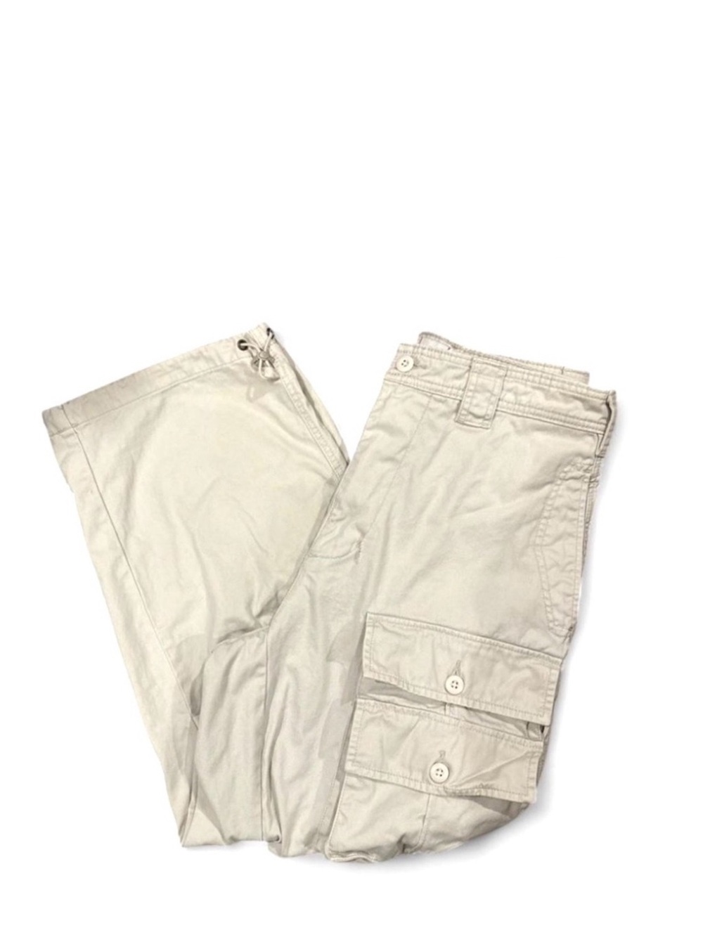 Y2K Men's Cargo Ankle Pants Wide Leg Opening Size Medium (32-34” waist)